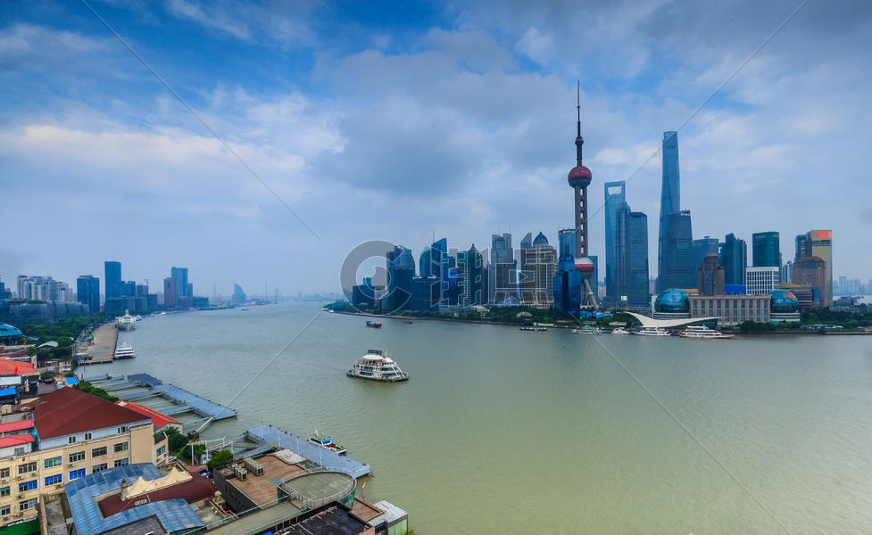 上海外滩城市风光图片素材免费下载