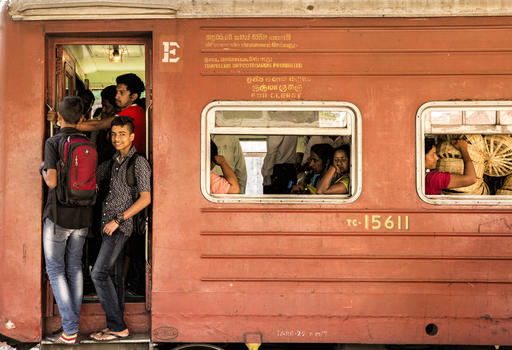 斯里兰卡小火车图片素材免费下载