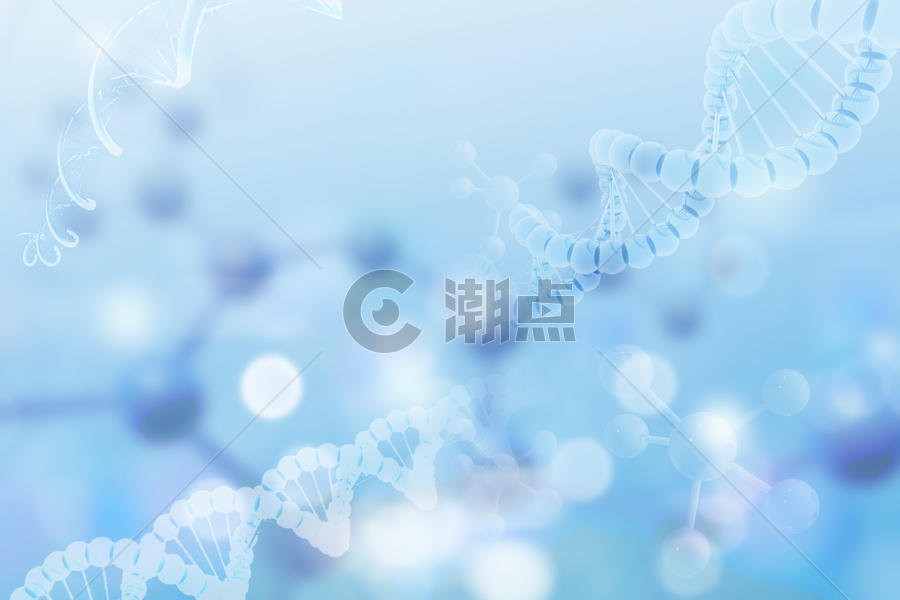 蓝色基因背景图片素材免费下载
