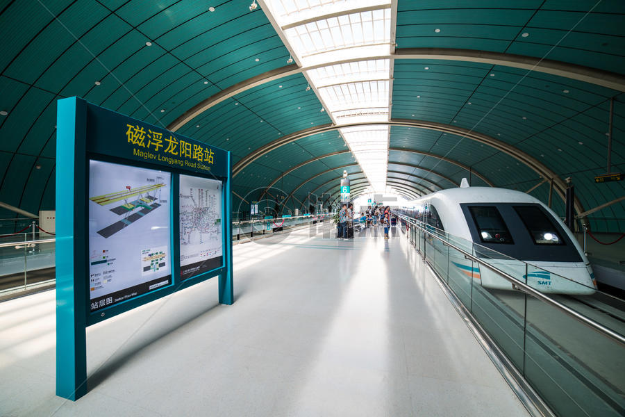 上海磁悬浮龙阳路站图片素材免费下载