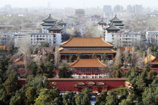 景山公园看北京图片素材免费下载