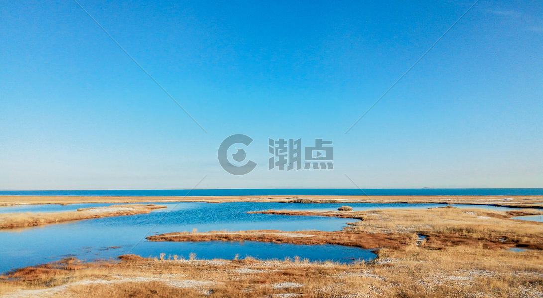 青海湖岸边图片素材免费下载