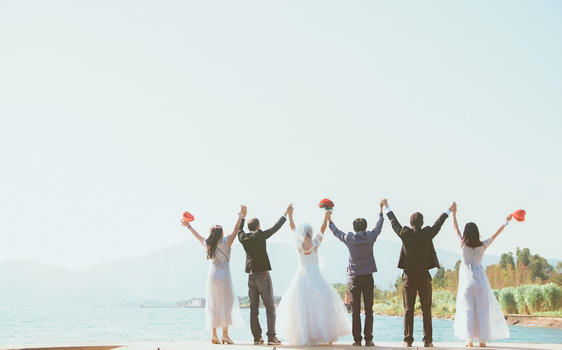 海边婚礼图片素材免费下载