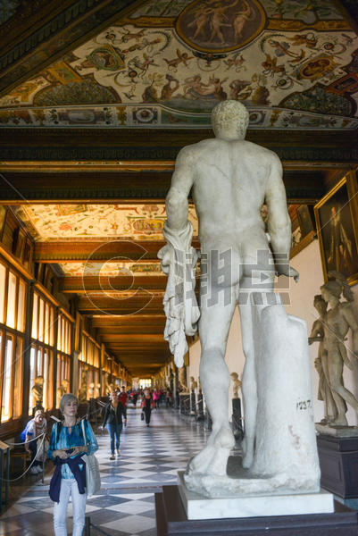 意大利佛罗伦萨世界著名的乌菲兹美术馆图片素材免费下载