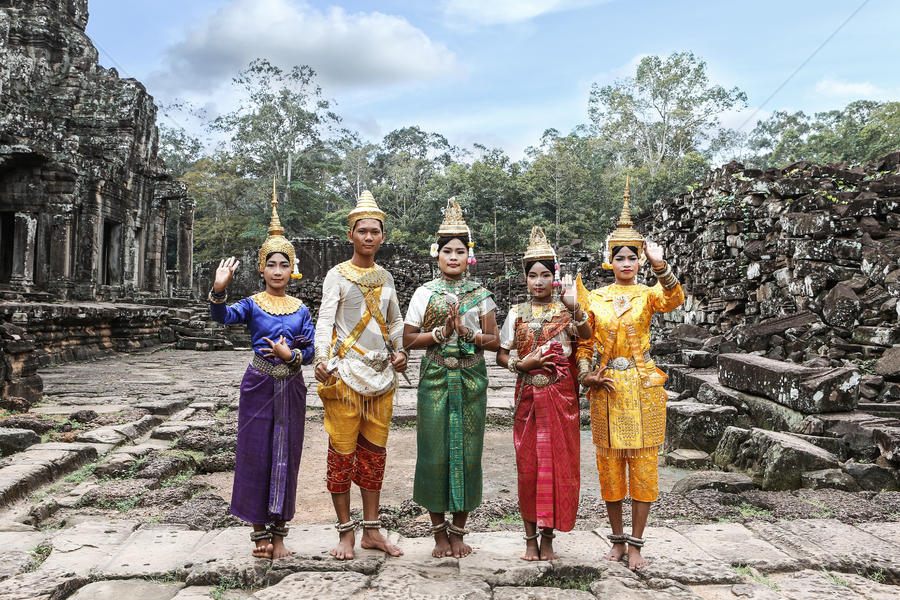柬埔寨当地民俗人文图片素材免费下载