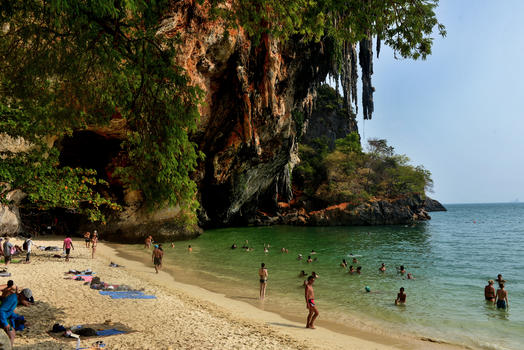 泰国甲米旅游度假天堂海景图片素材免费下载