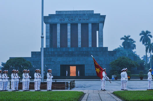 越南首都河内胡志明纪念馆图片素材免费下载