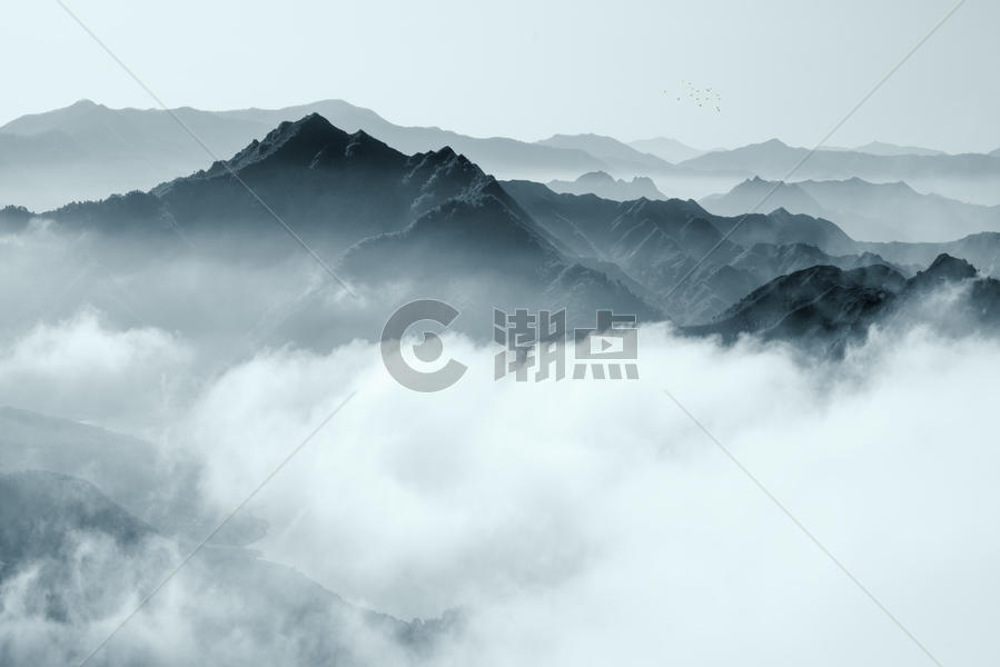 山脉云海风景图片素材免费下载