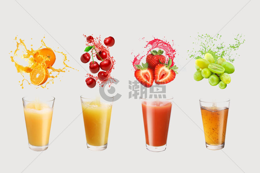 健康绿色果蔬饮料图片素材免费下载