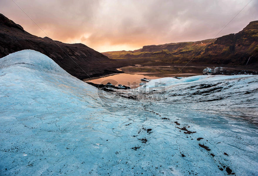 冰岛冰川图片素材免费下载