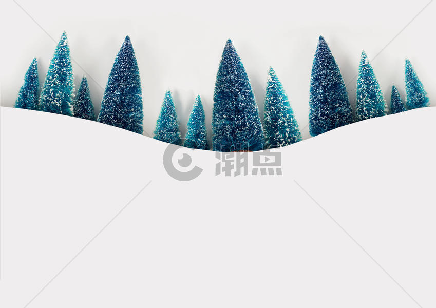 圣诞树信封卡纸素材图片素材免费下载