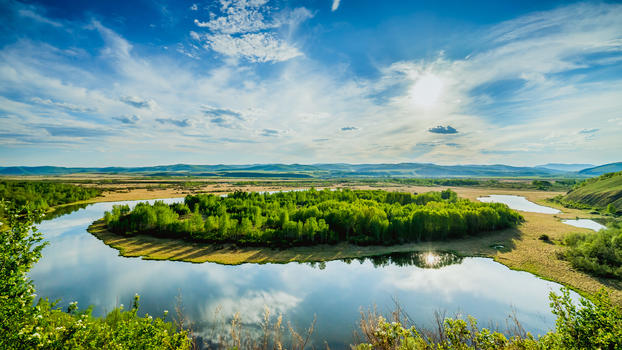 呼伦贝尔草原自然风光图片素材免费下载