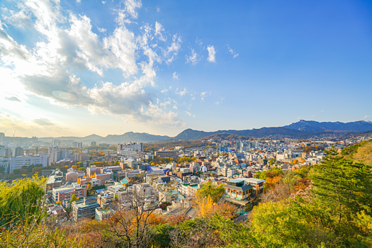 首尔城市风景图片素材免费下载