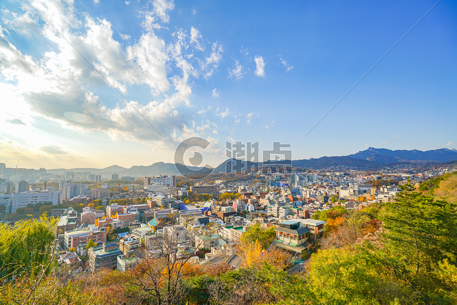 首尔城市风景图片素材免费下载