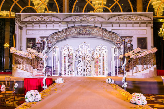 欧式婚礼现场背景墙图片素材免费下载