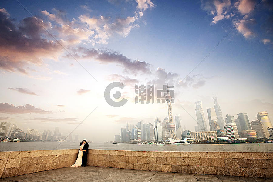 上海婚纱照图片素材免费下载
