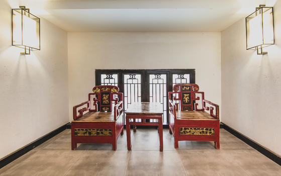 中式风格会客厅图片素材免费下载