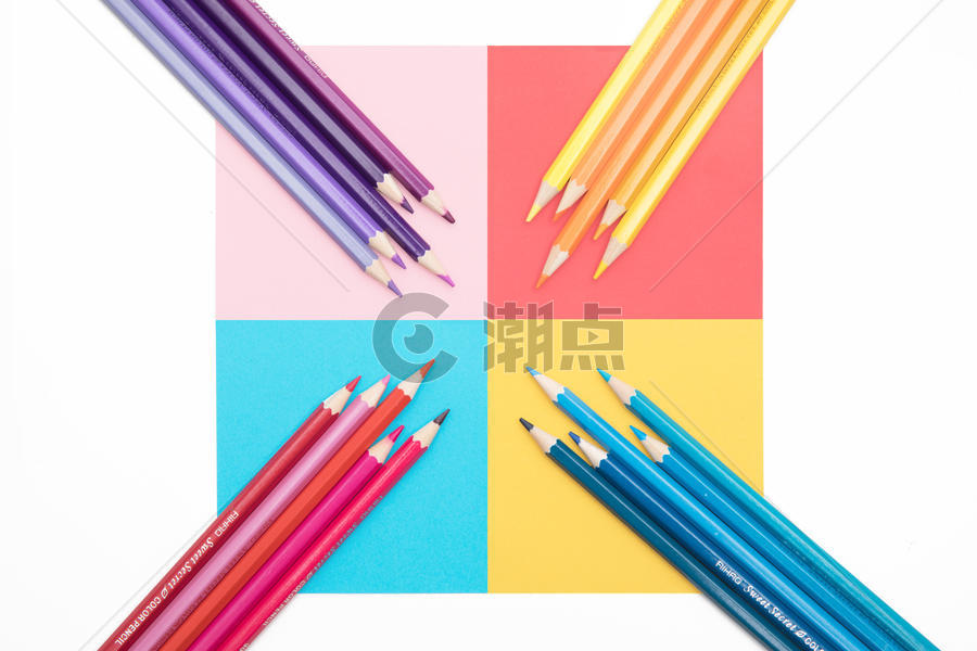 彩色铅笔图片素材免费下载