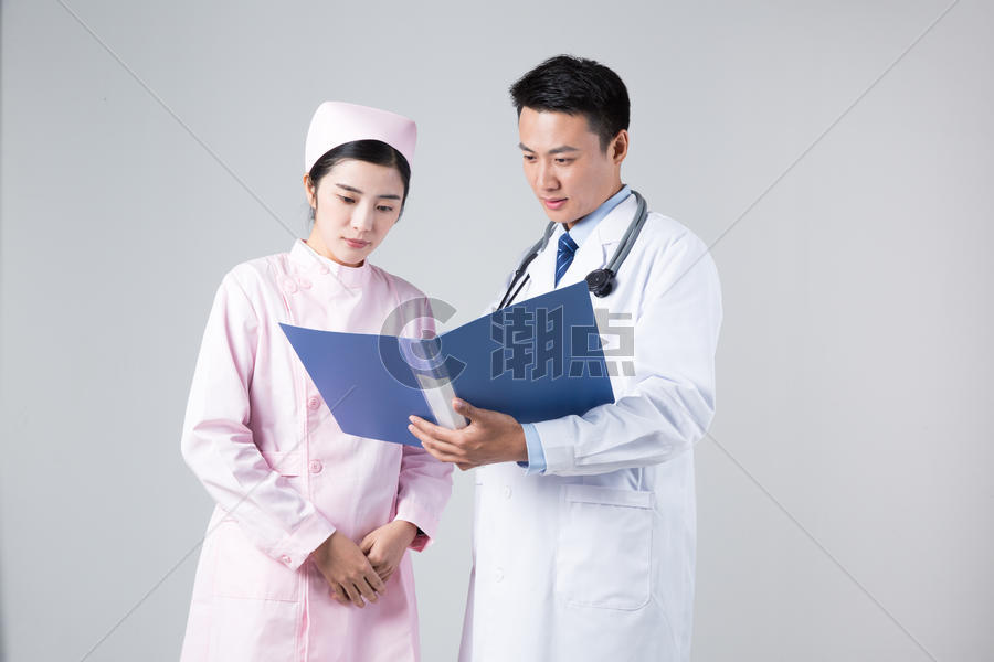 医生与护士形象照图片素材免费下载