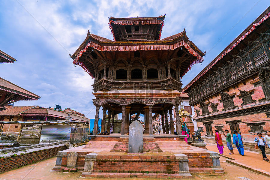 尼泊尔加德满都寺庙图片素材免费下载