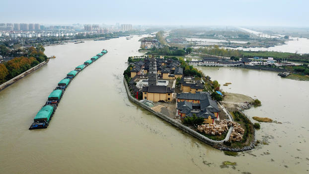京杭大运河高邮段图片素材免费下载