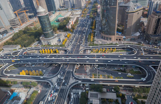繁华的北京国贸桥图片素材免费下载