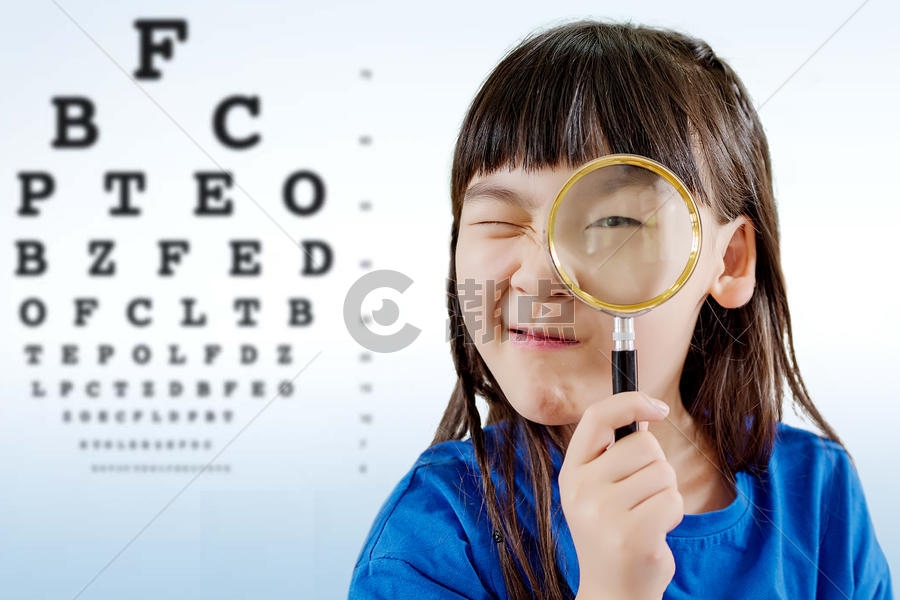 孩子视力测试图片素材免费下载