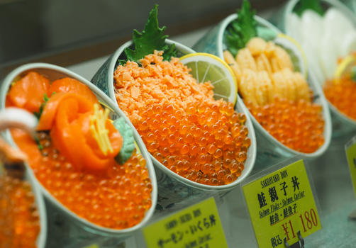 日本鲑鱼子饭图片素材免费下载