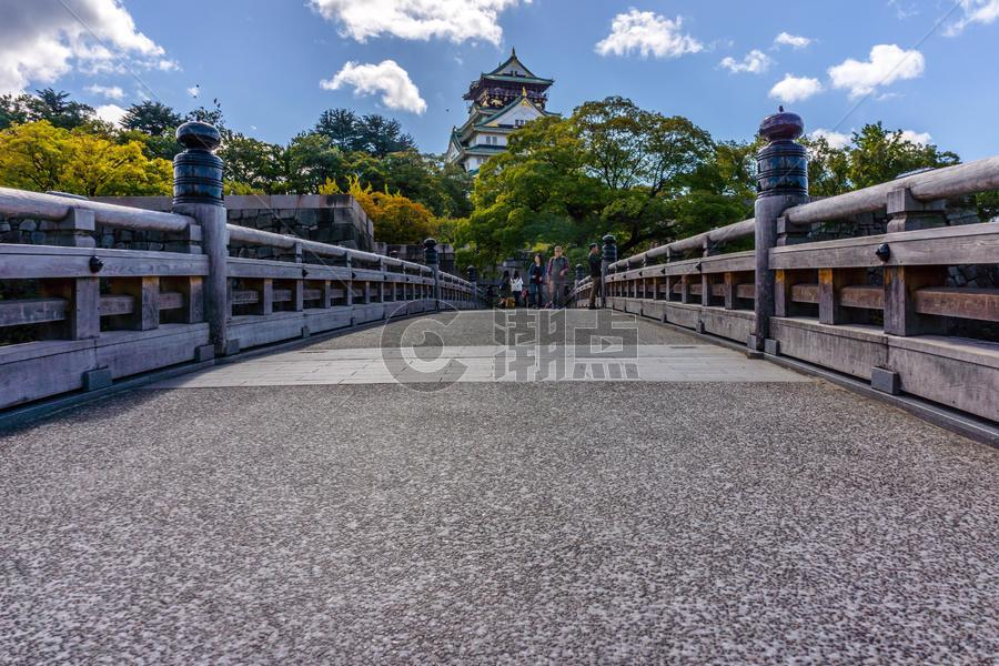 日本大阪城天守阁图片素材免费下载