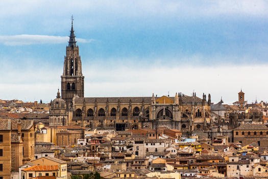 西班牙托莱多古城图片素材免费下载