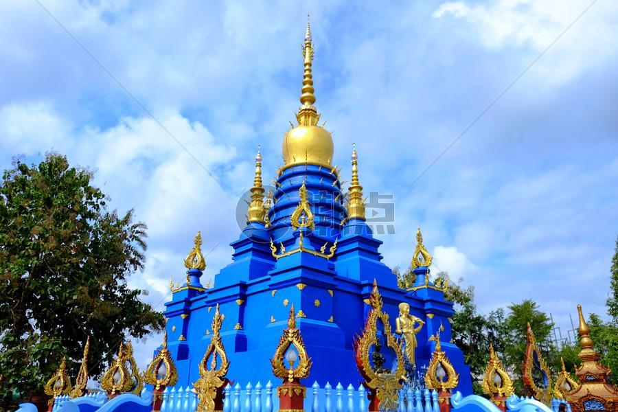 泰国清莱蓝庙图片素材免费下载