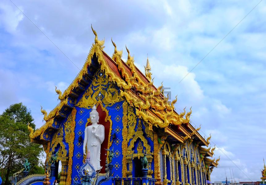泰国清莱蓝庙图片素材免费下载