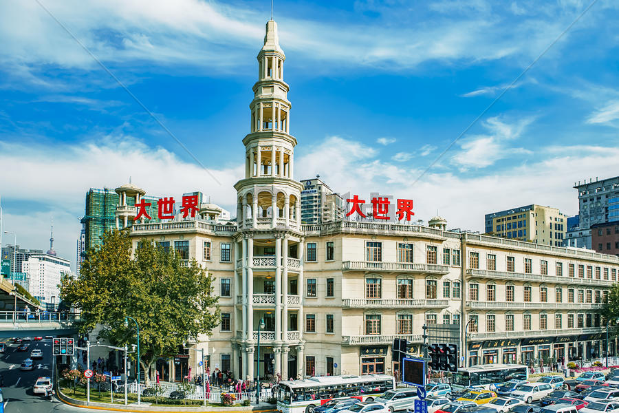 上海大世界图片素材免费下载