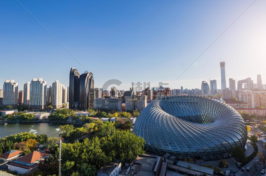 北京城市创意建筑图片素材免费下载