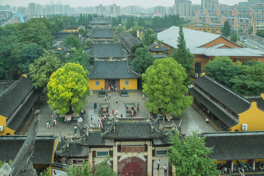 上海龙华古寺图片素材免费下载