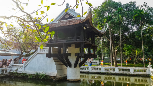 越南河内独柱寺图片素材免费下载