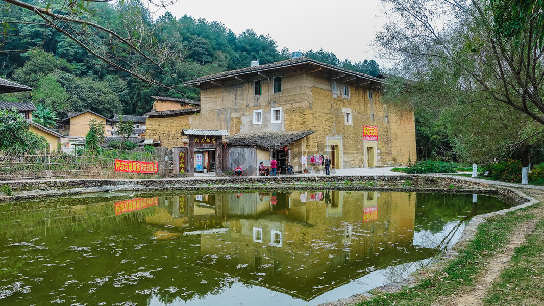 福建永定土楼图片素材免费下载