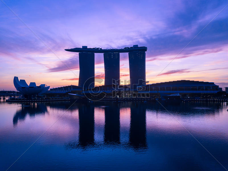 新加坡金沙酒店图片素材免费下载