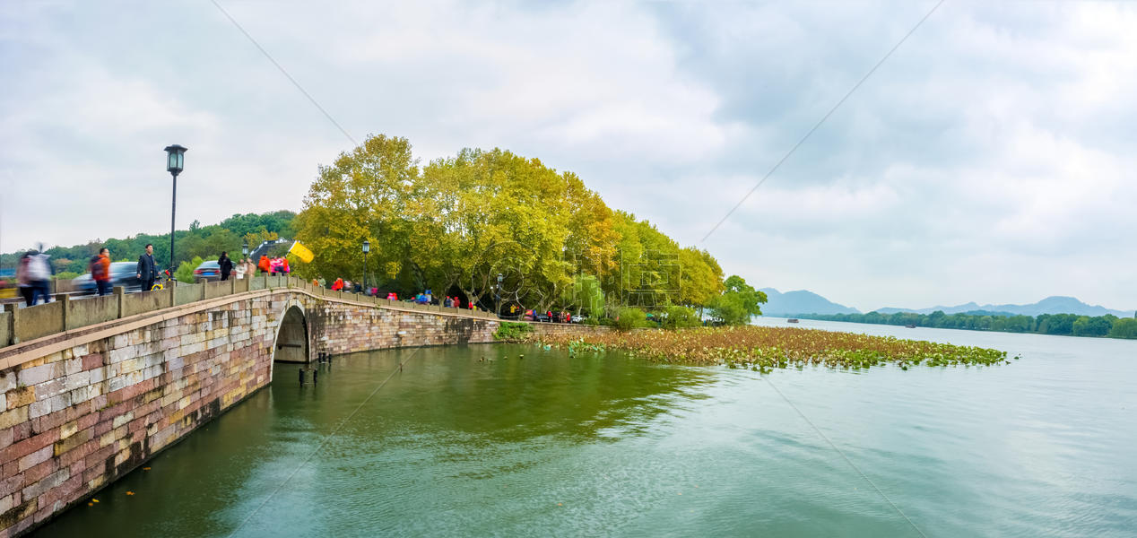 西泠桥风景图片素材免费下载