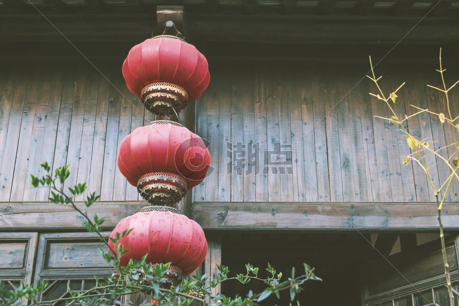 中国风的灯笼装饰图片素材免费下载