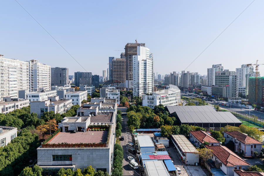 上海城市楼房图片素材免费下载