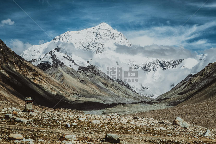 珠穆朗玛峰图片素材免费下载