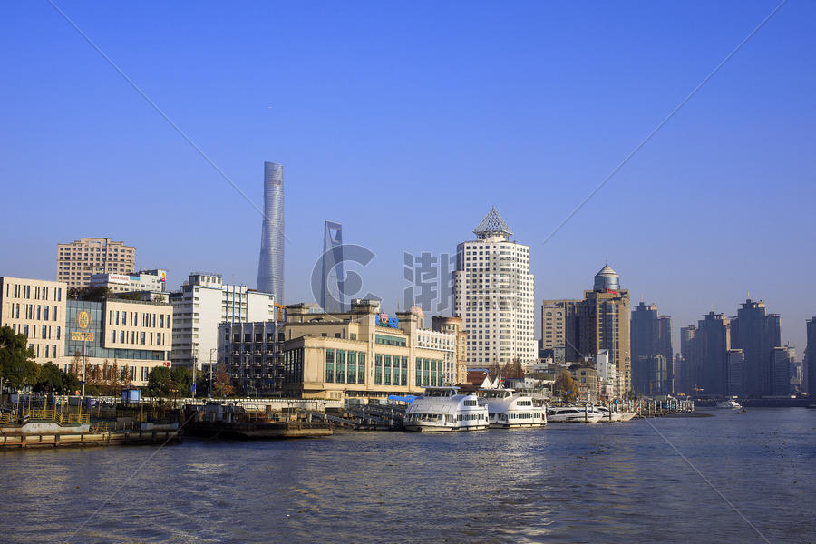 上海黄浦江二岸图片素材免费下载