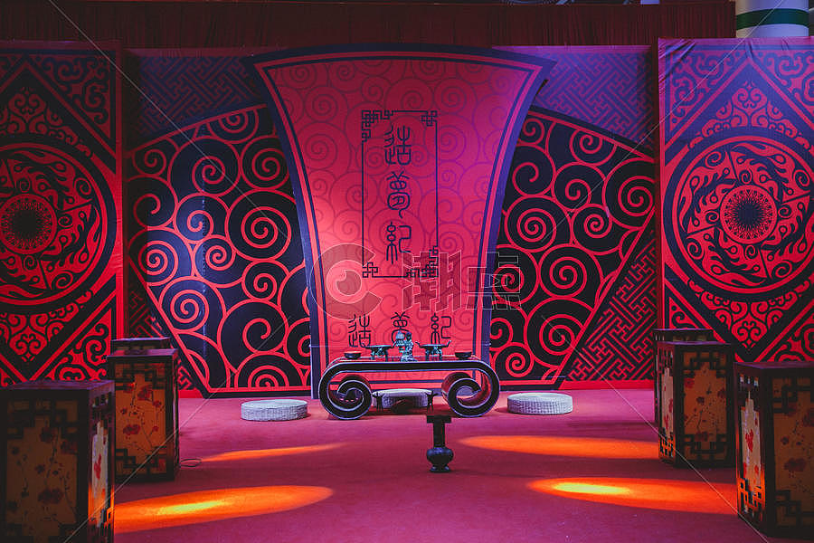 中式婚礼场景布置图片素材免费下载