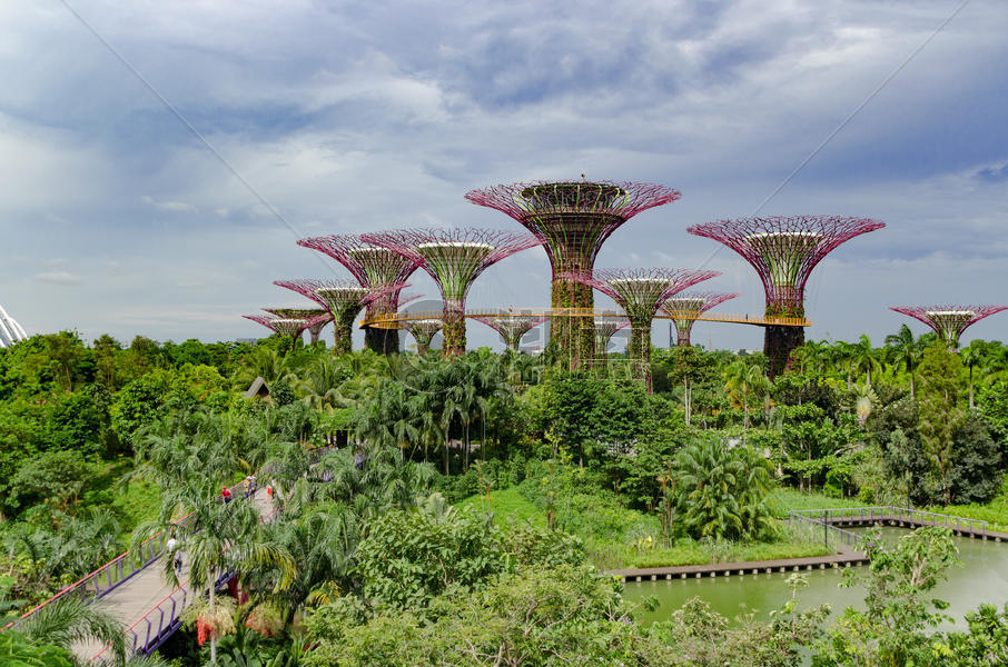 新加坡滨海湾花园图片素材免费下载
