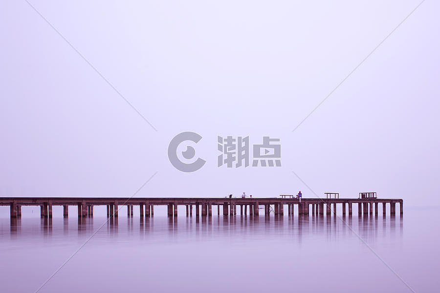 东湖冬天的日出图片素材免费下载