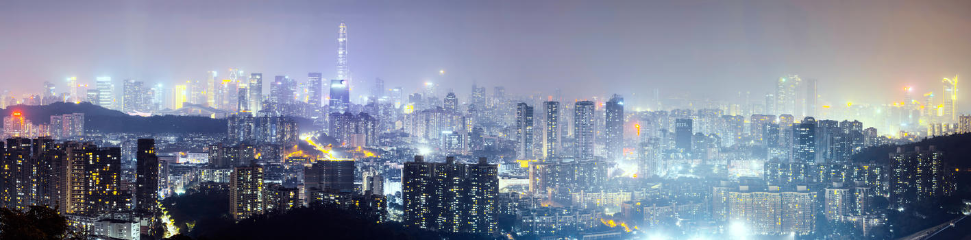 城市夜景全景图片素材免费下载