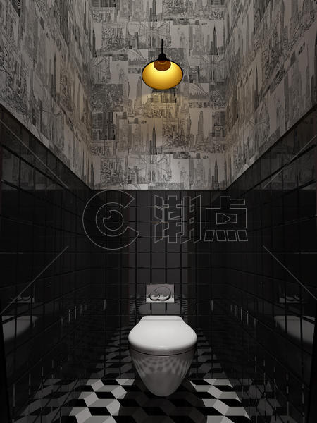 浴室室内效果图图片素材免费下载