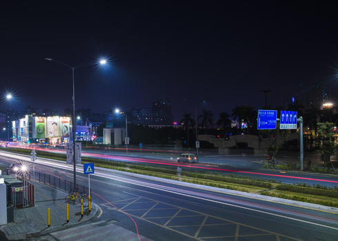 街道夜景图片素材免费下载