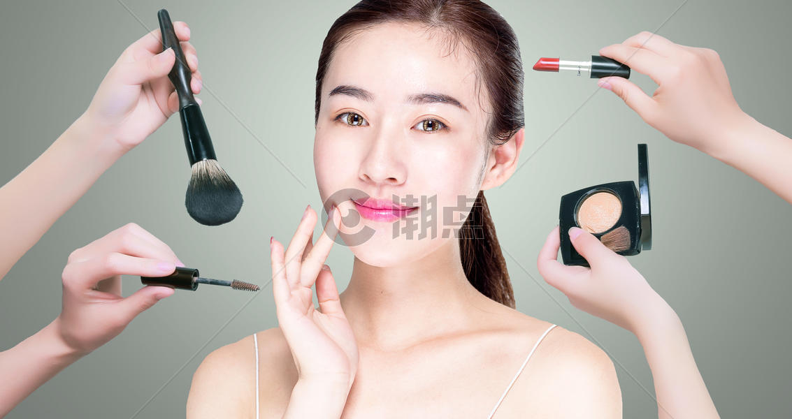 女性美容化妆图片素材免费下载
